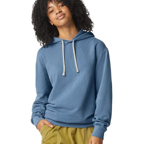 Unisex Garment-Dyed Lightweight Fleece Hooded Sweatshirt Thumbnail