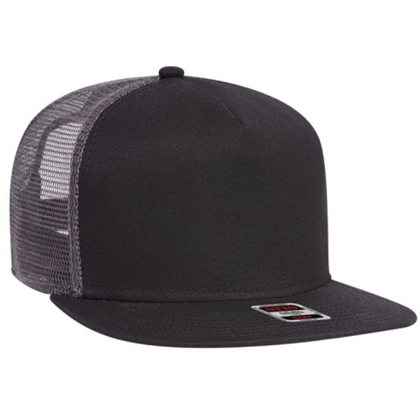 OTTO CAP "OTTO SNAP" 5 Panel Pro Style Mesh Back Trucker Snapback Hat Thumbnail
