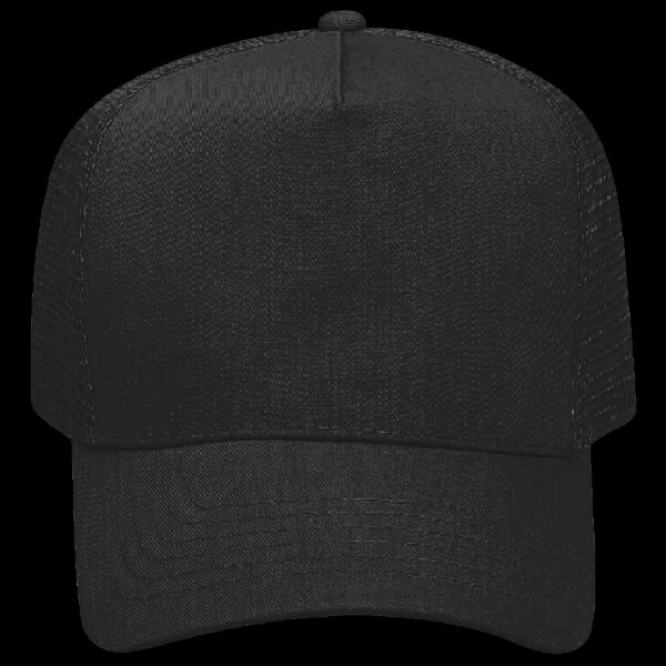 OTTO CAP 5 Panel Mid Profile Mesh Back Trucker Hat Thumbnail