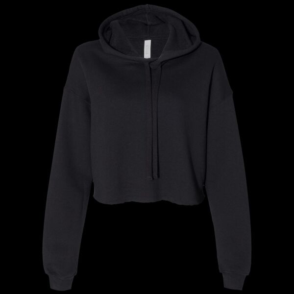 Women's Crop Fleece Hoodie Sweatshirt Thumbnail