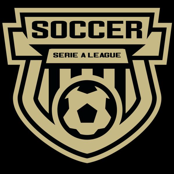 Serie a league soccer logo template Thumbnail