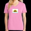 Women's Core Cotton V Neck Tee Thumbnail