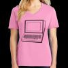 Women's Core Cotton V Neck Tee Thumbnail