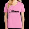 Women's Core Cotton V Neck Tee Thumbnail