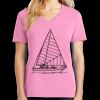 Women's Core Cotton V Neck Tee Thumbnail