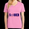 Women's Core Cotton V Neck Tee Thumbnail