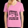 Women's Core Cotton V Neck Tee Thumbnail
