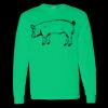 Heavy Cotton 100% Cotton Long Sleeve T Shirt Thumbnail